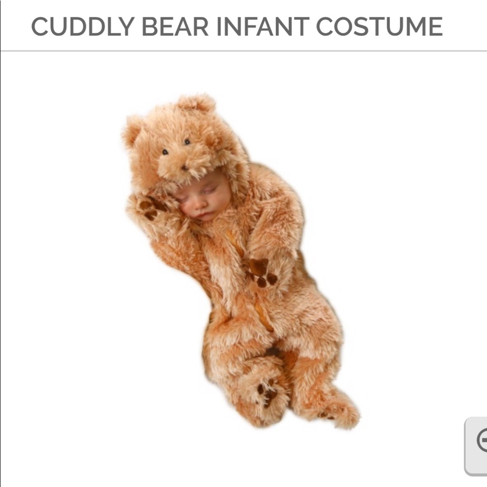 Cuddly Bear infant Halloween costume